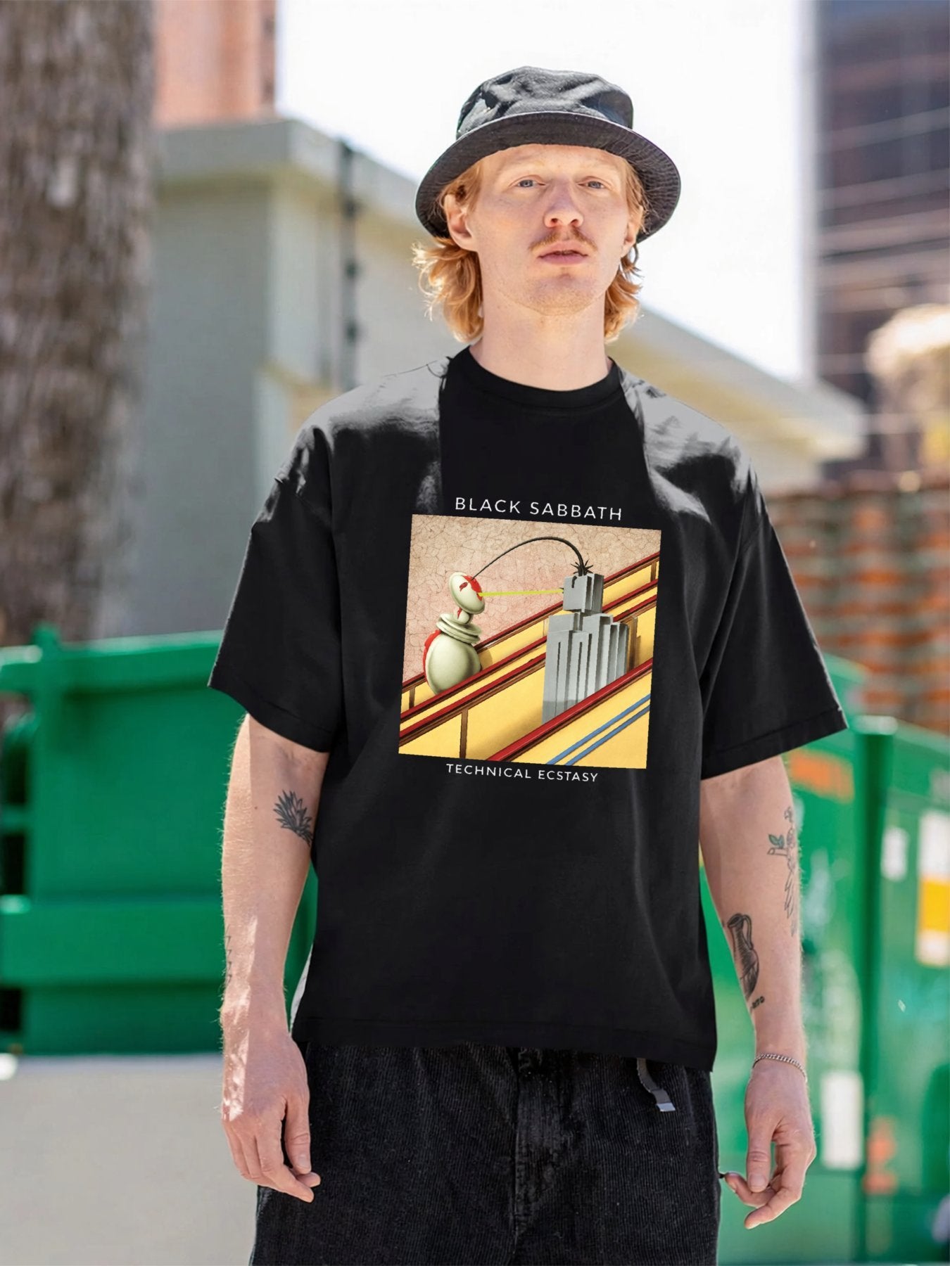 Black Sabbath Technical Ecstasy Album Cover T-Shirt