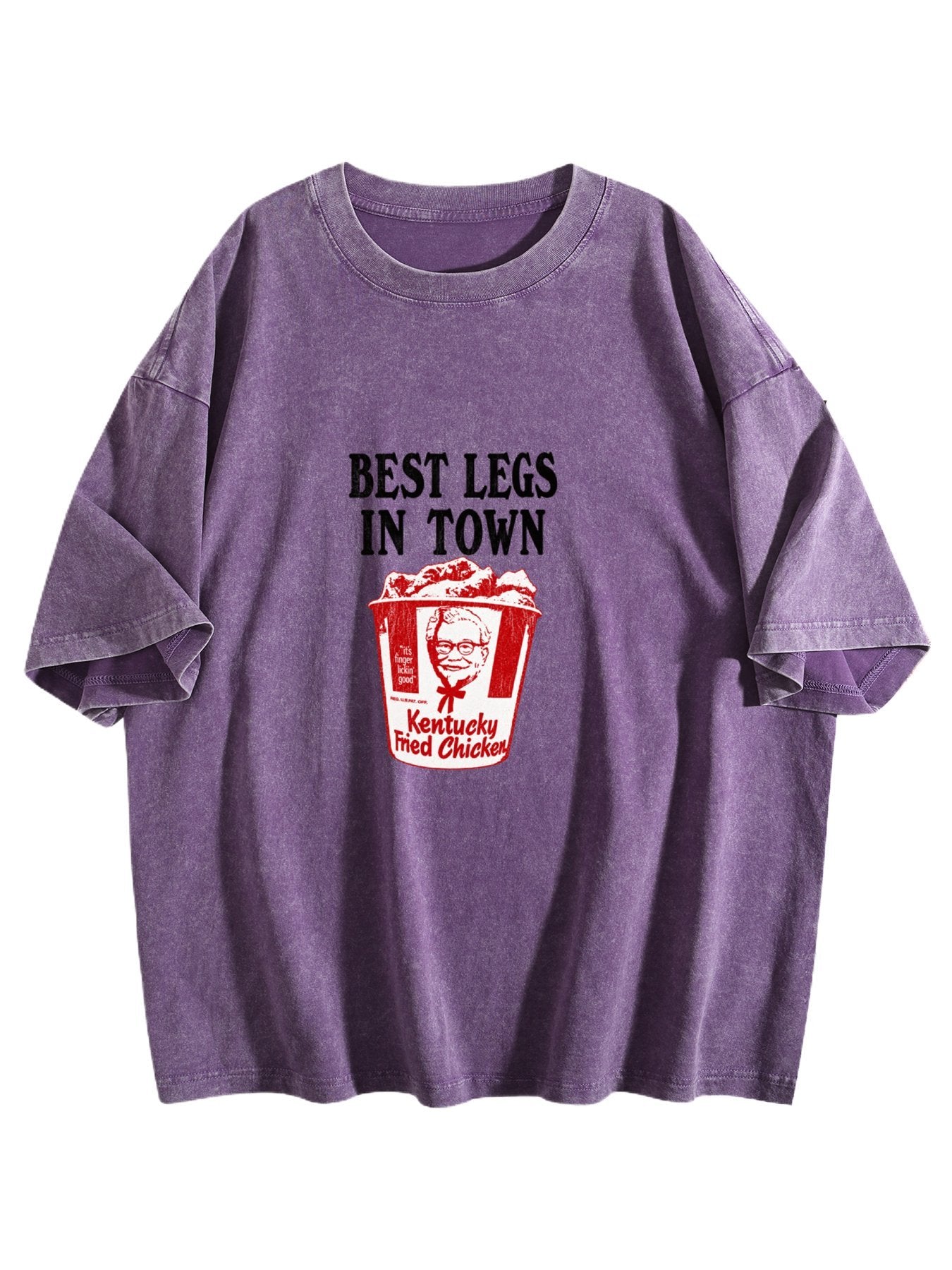 Best Legs in Town Washed Graphic T-Shirt