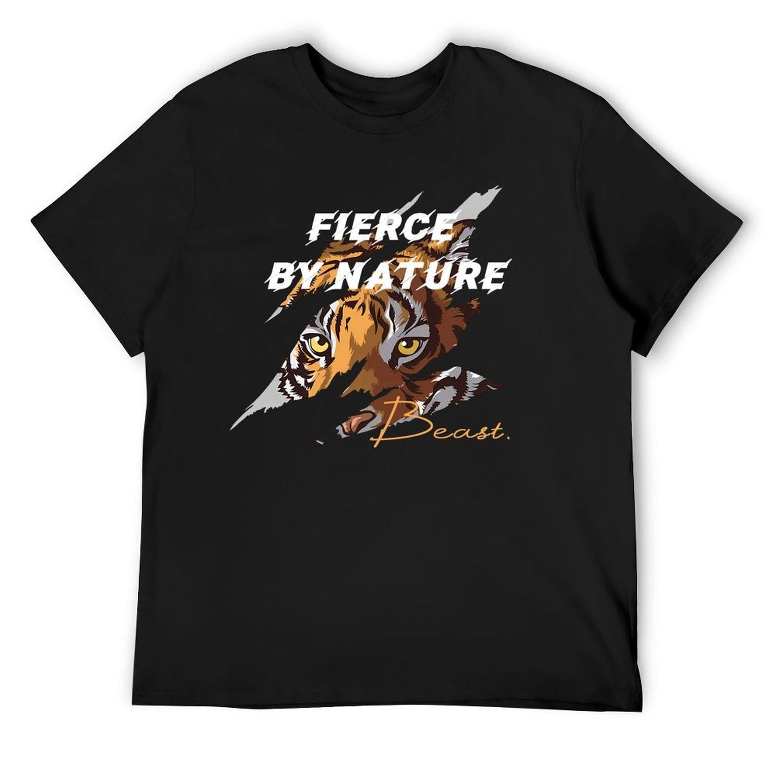 Fierce by Nature Tiger Graphic Black T-Shirt Main image