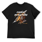 Fierce by Nature Tiger Graphic Black T-Shirt