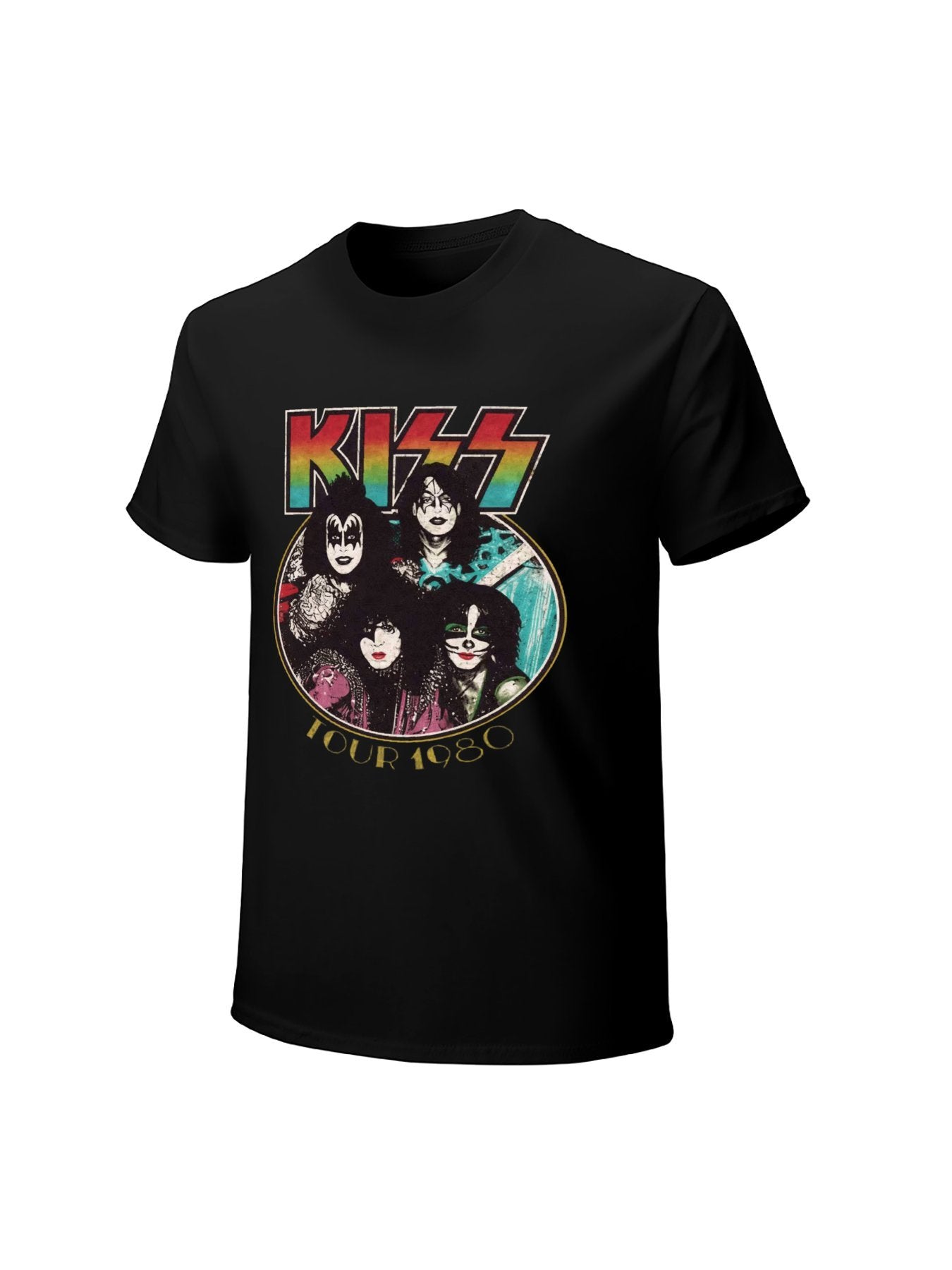 KISS Tour 1980 Vintage Band Portrait T-Shirt