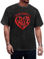 Freddie Mercury I Was Born to Love You Heart Graphic T-Shirt