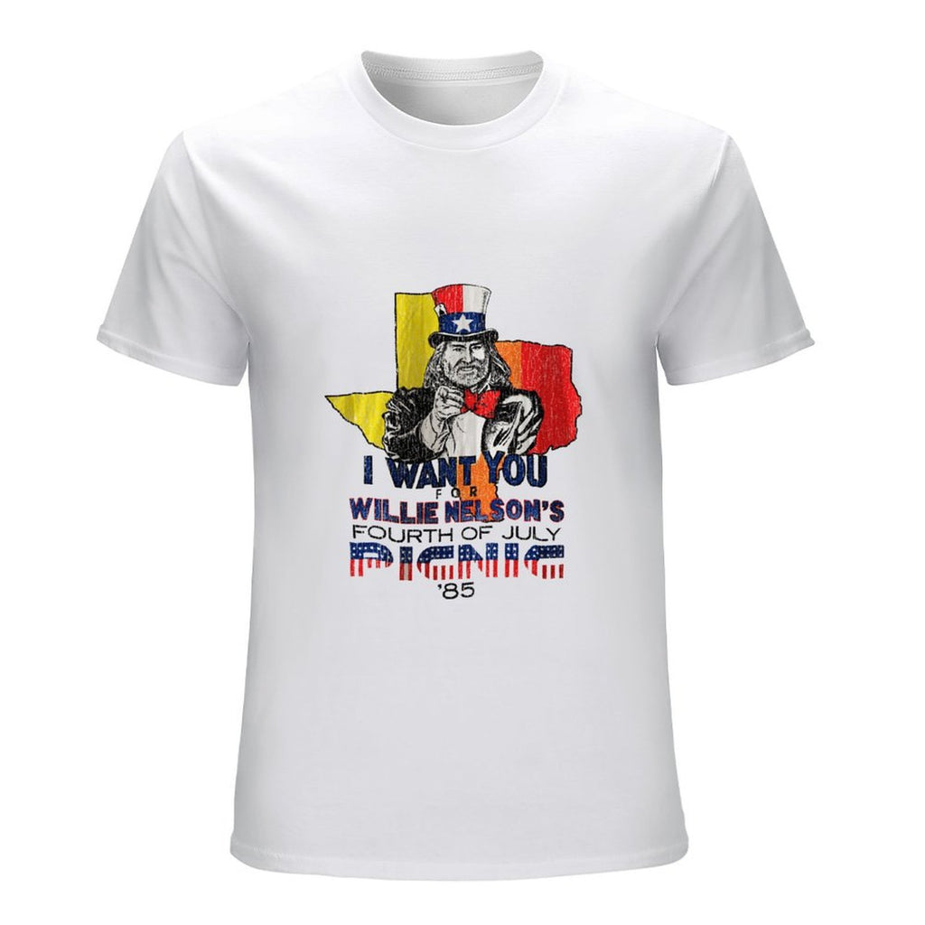Willie Nelson Fourth of July Picnic '85 Graphic T-Shirt