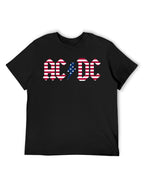 AC/DC American Flag Logo Graphic T-Shirt