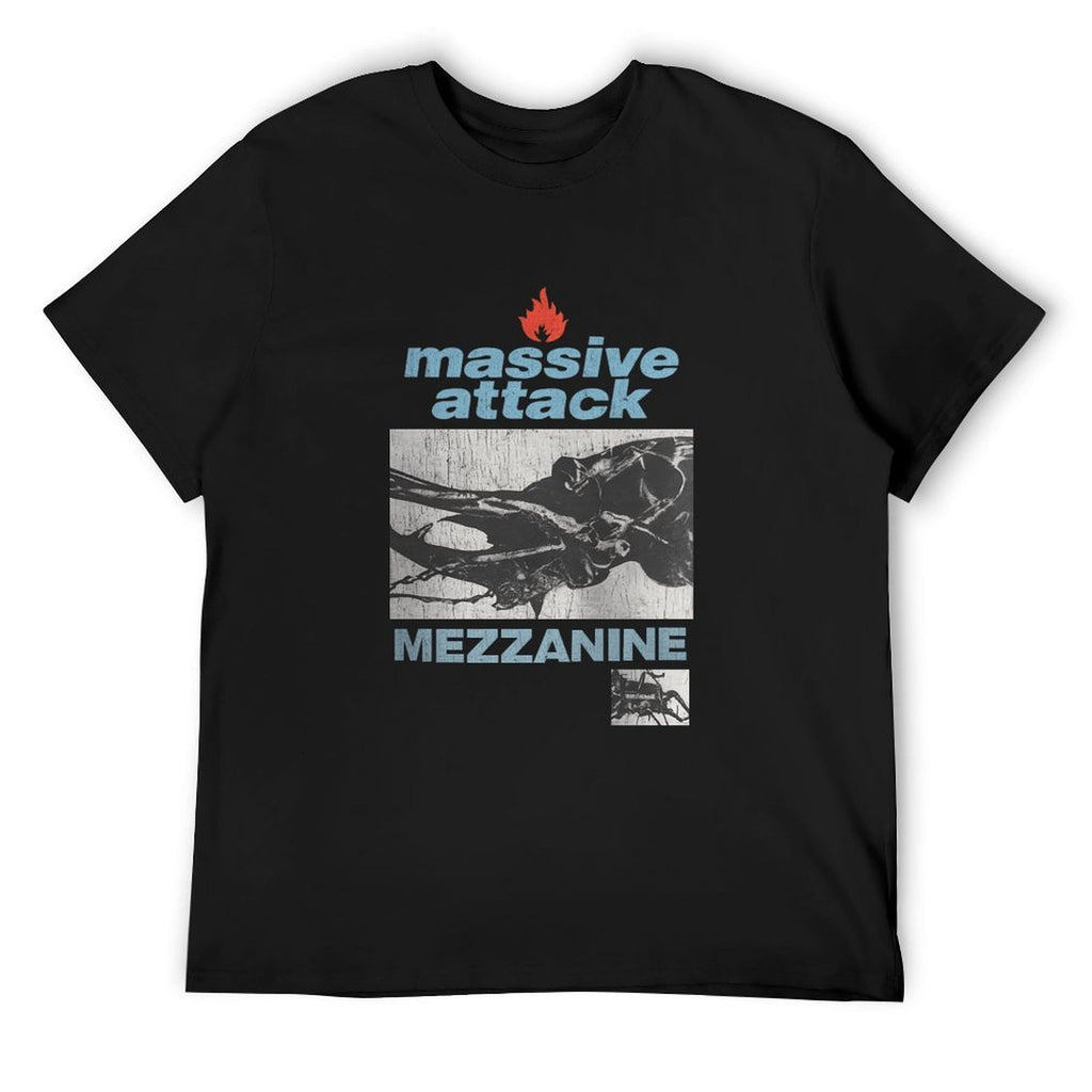 Massive Attack Mezzanine Graphic Black T-Shirt