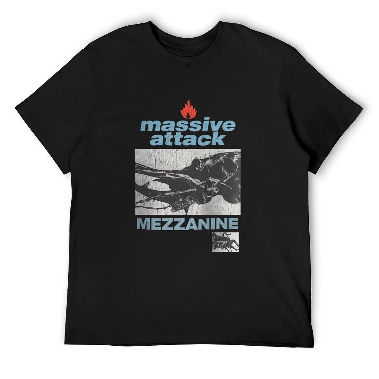 Massive Attack Mezzanine Graphic Black T-Shirt