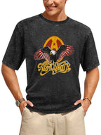 Aerosmith American Eagle Logo Graphic T-Shirt