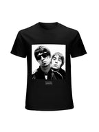 Oasis Black-and-White Duo Photo Graphic T-Shirt