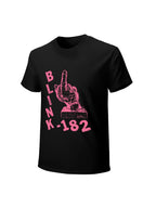 Blink-182 Middle Finger Punk Statement Graphic T-Shirt