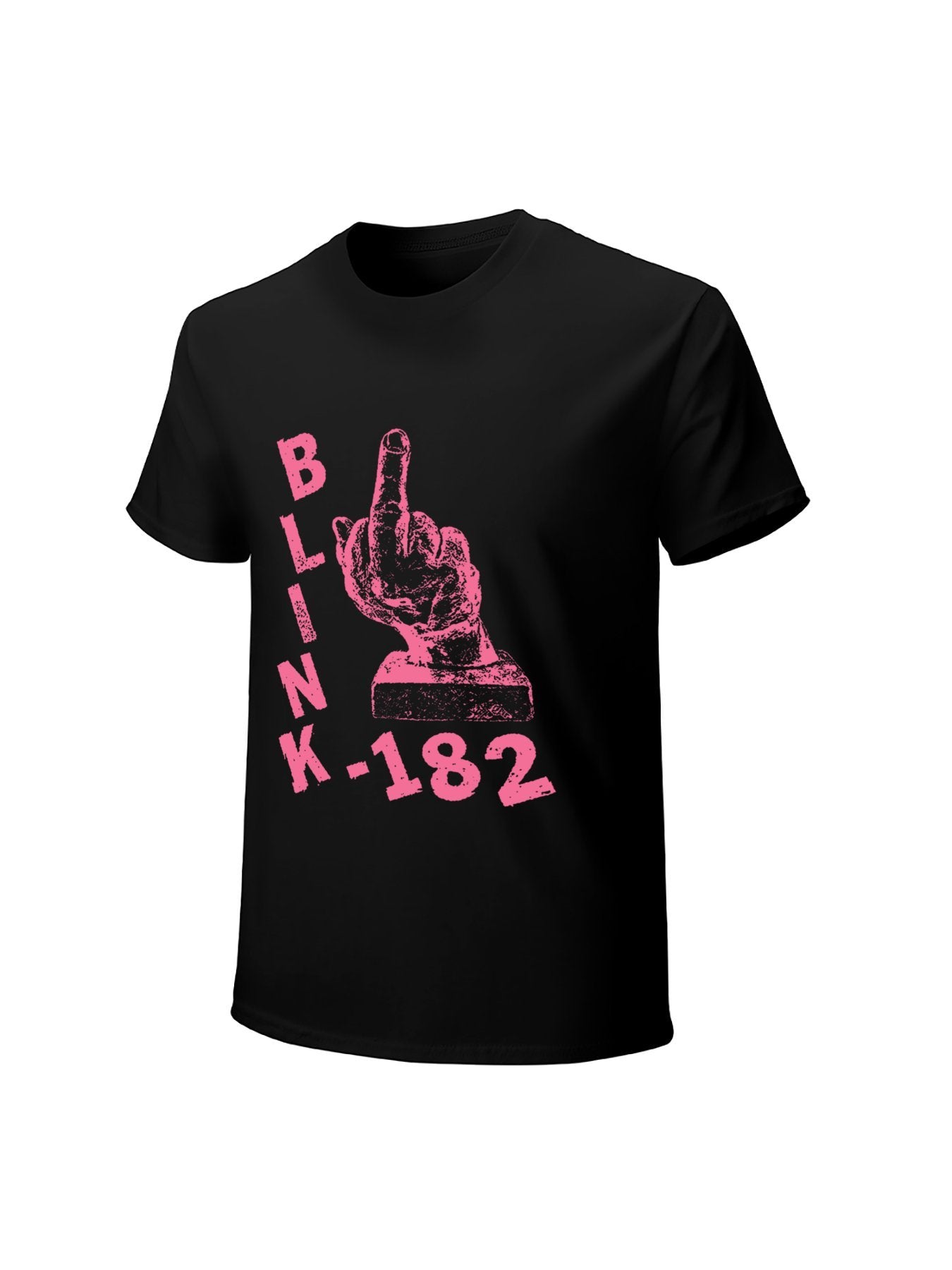 Blink-182 Middle Finger Punk Statement Graphic T-Shirt