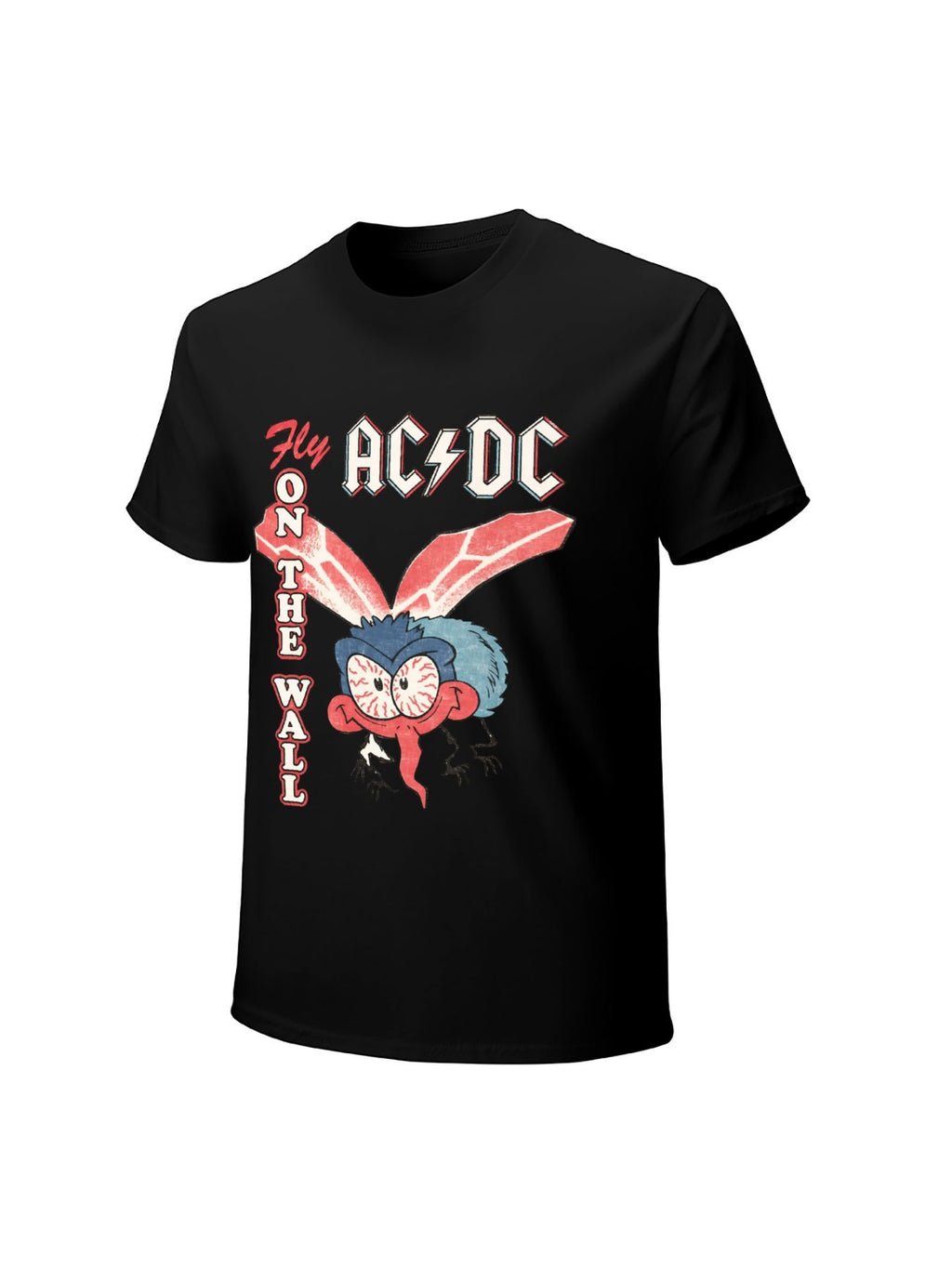 AC/DC Cartoon Fly Fly on the Wall T-Shirt