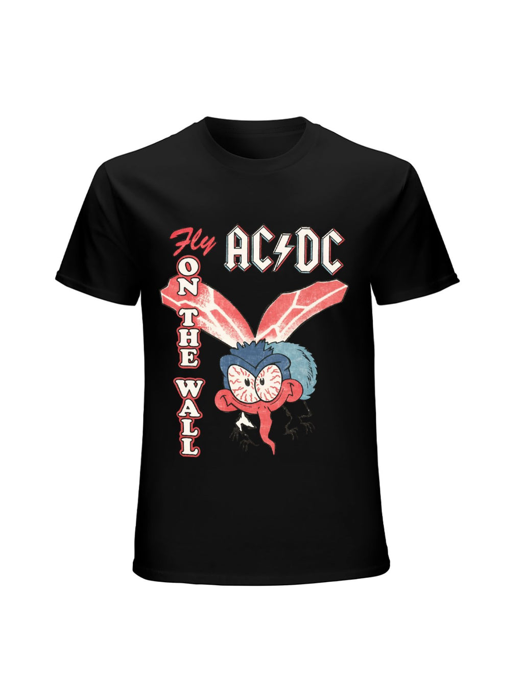 AC/DC Cartoon Fly Fly on the Wall T-Shirt