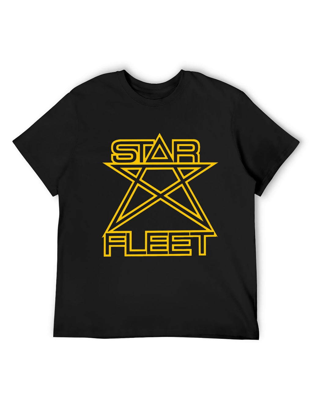 Brian May “Star Fleet” Yellow Logo Graphic T-Shirt