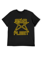 Brian May “Star Fleet” Yellow Logo Graphic T-Shirt