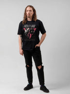 Mötley Crüe Live In Concert Triangle Graphic T-Shirt