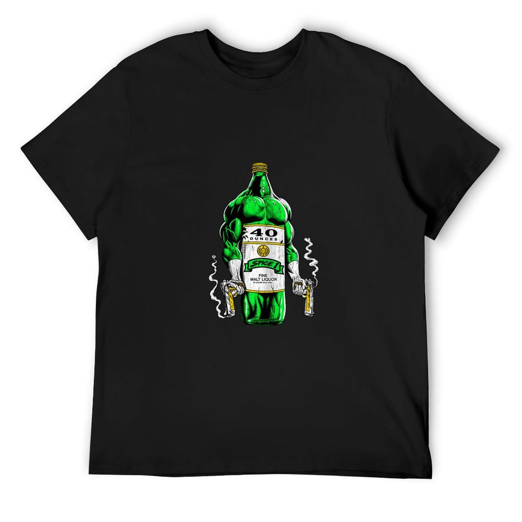 40 Ounces Bottle Graphic T-Shirt