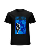 Guns N' Roses Blue Vintage Graphic T-Shirt