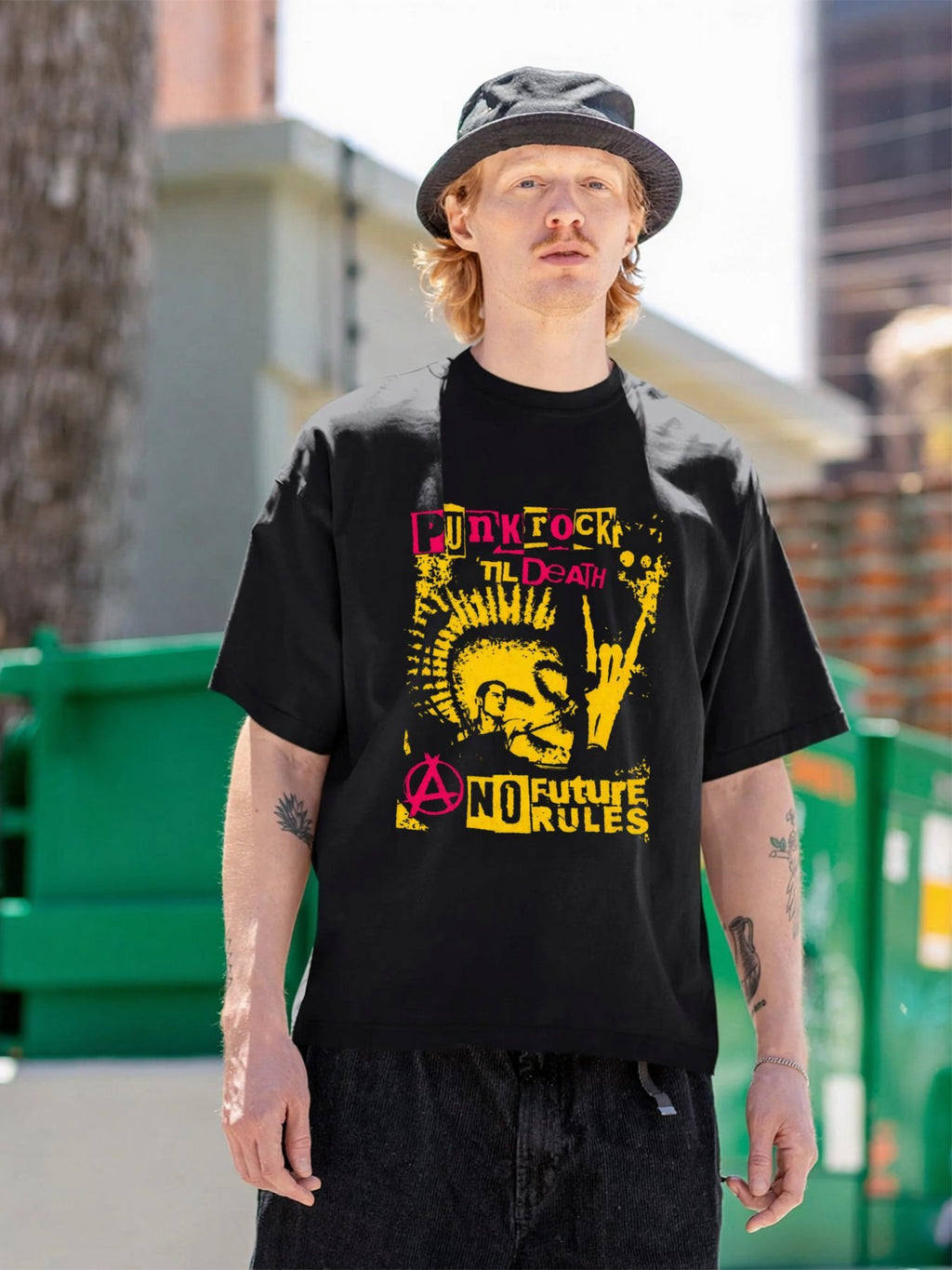 Punk Rock Mohawk Rebel T-Shirt