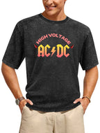 Vintage Washed AC/DC High Voltage Graphic T-Shirt