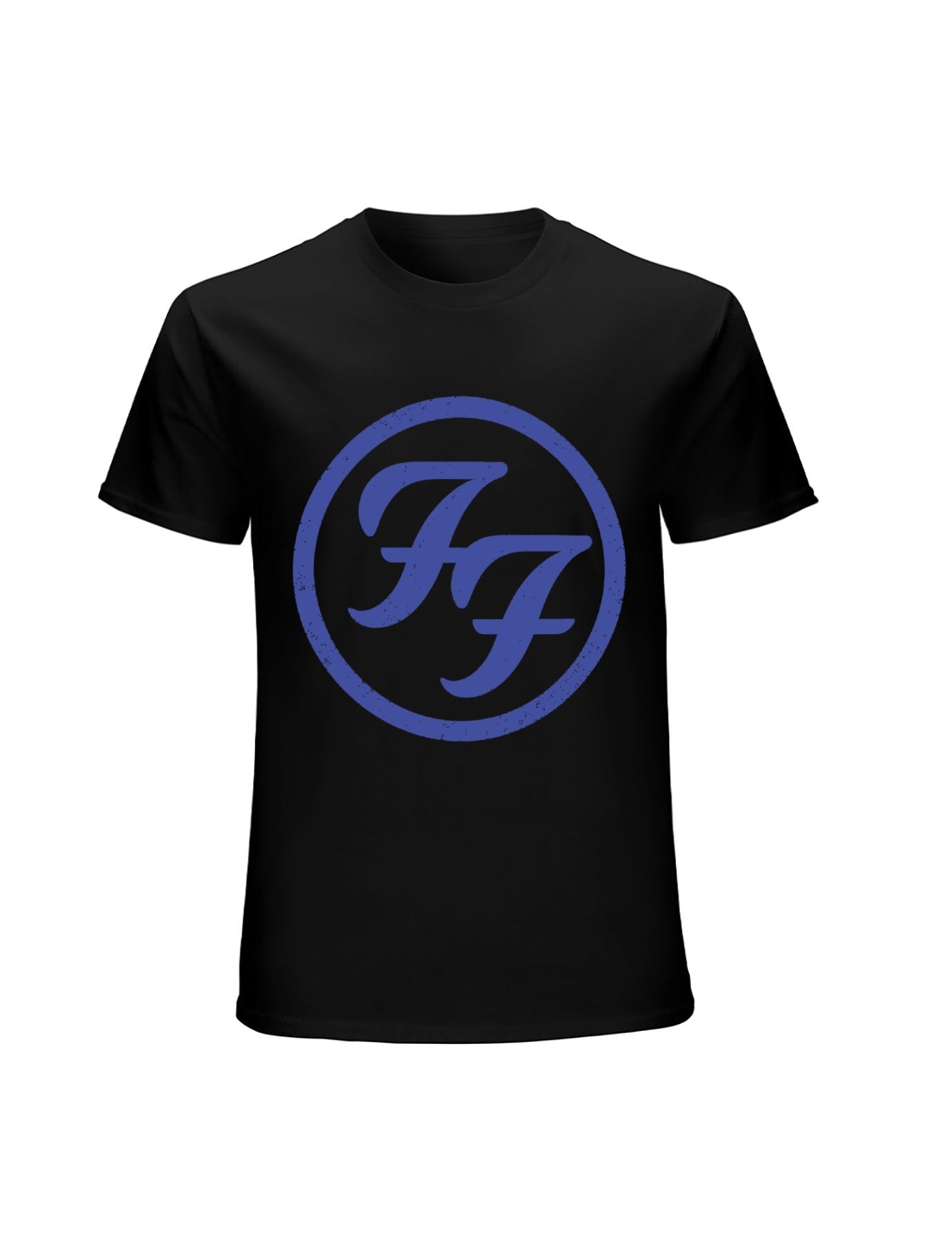 Foo Fighters Blue Circle Logo Graphic T-Shirt