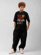 Mötley Crüe Tour 1987 Cartoon Rocker Graphic T-Shirt