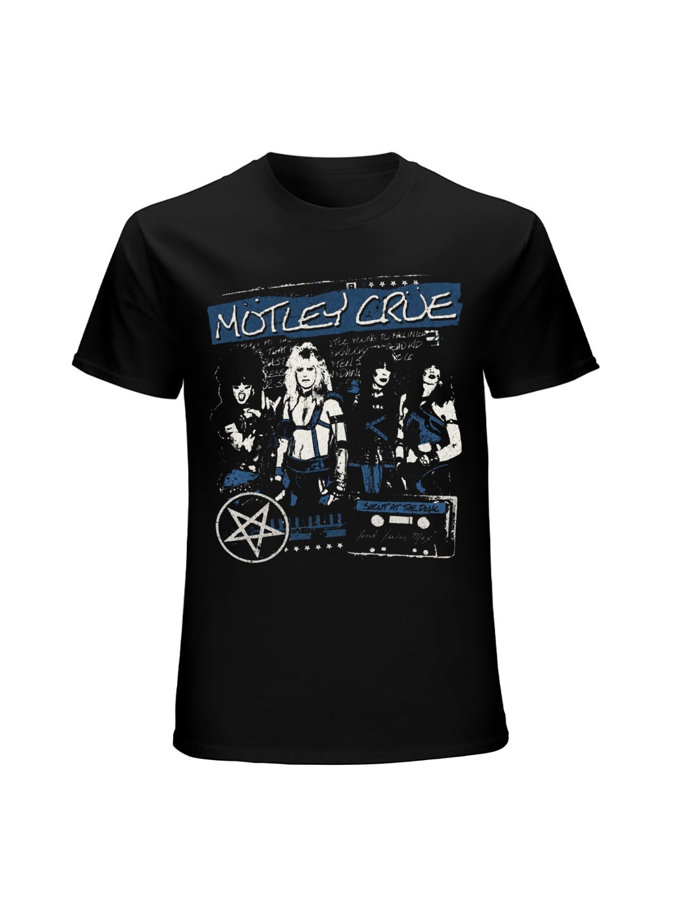 Mötley Crüe Shout At The Devil Cassette Graphic T-Shirt