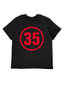 Red 35 Circle Graphic T-Shirt