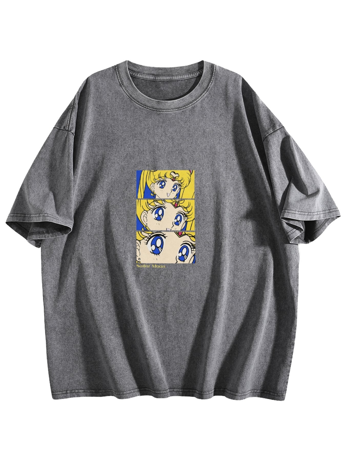 Sailor Moon Face Washed Graphic T-Shirt