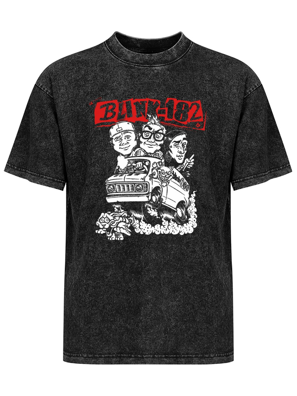 Blink-182 Cartoon Road Trip Graphic T-Shirt