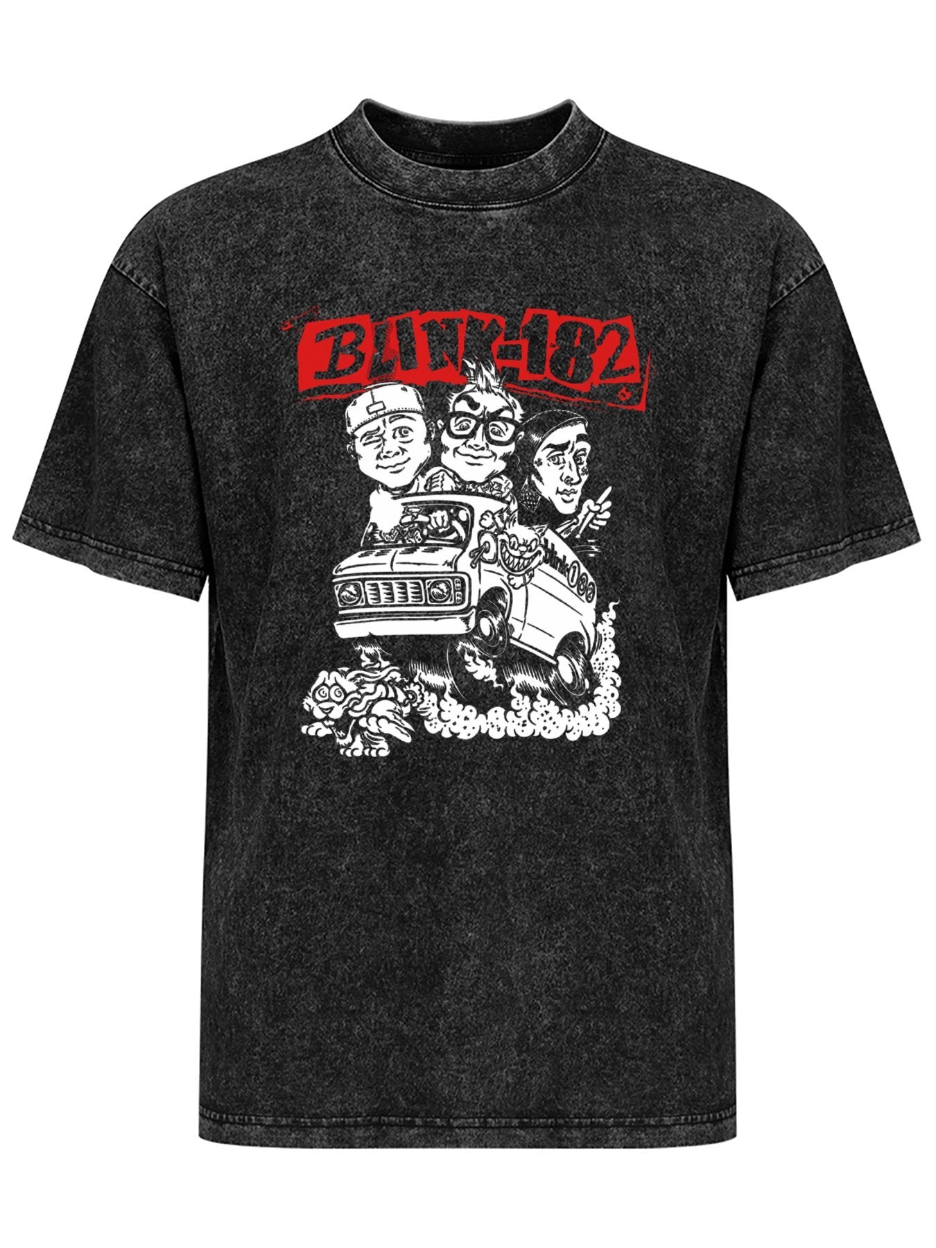 Blink-182 Cartoon Road Trip Graphic T-Shirt