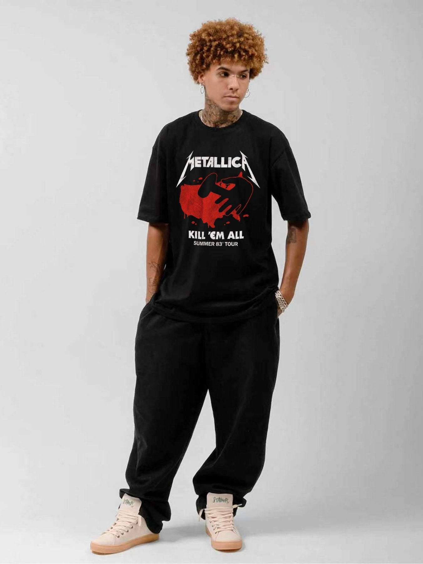 Metallica Kill 'Em All Summer 83 Tour Graphic T-Shirt