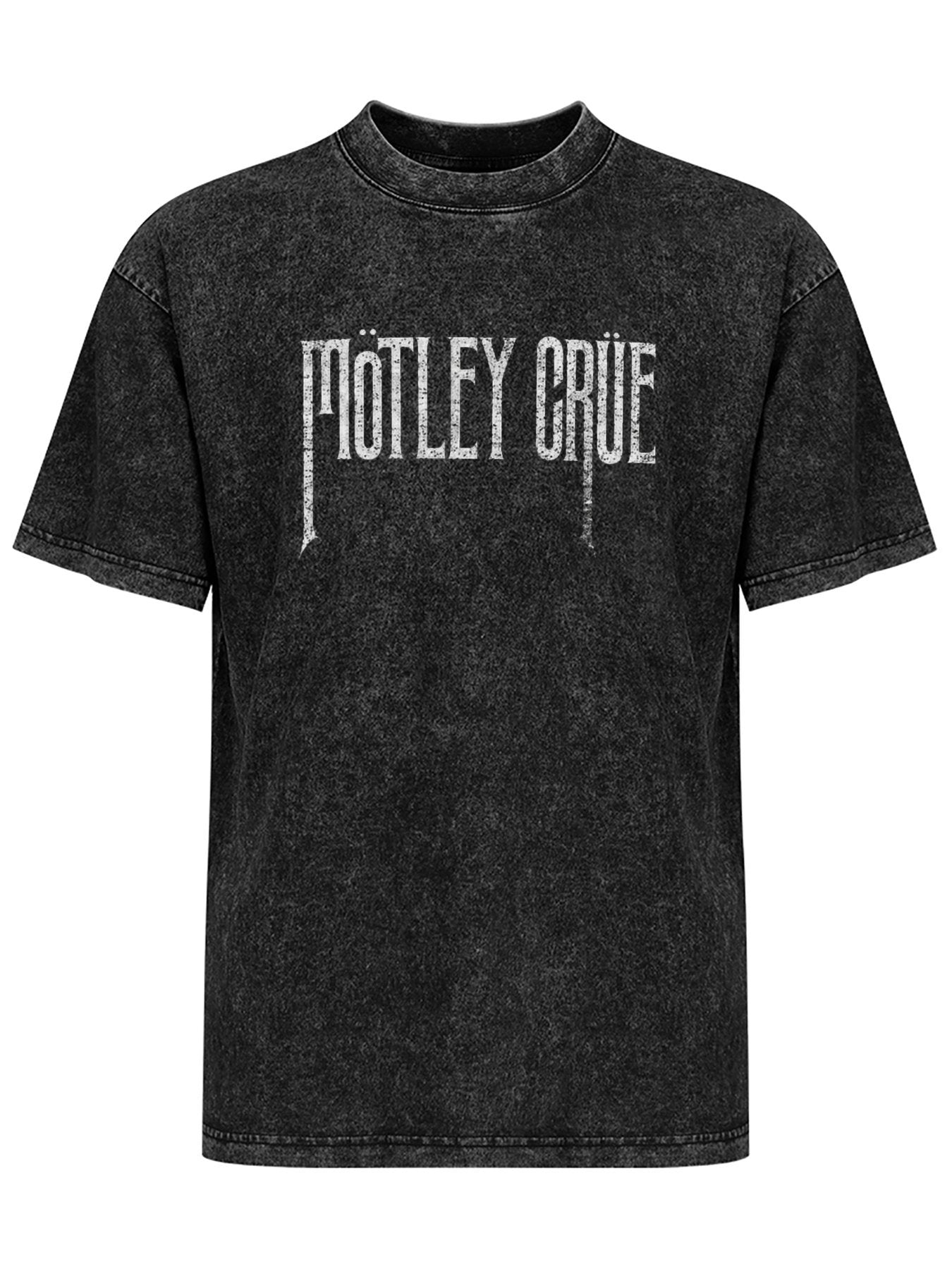 Mötley Crüe Distressed Logo Graphic T-Shirt