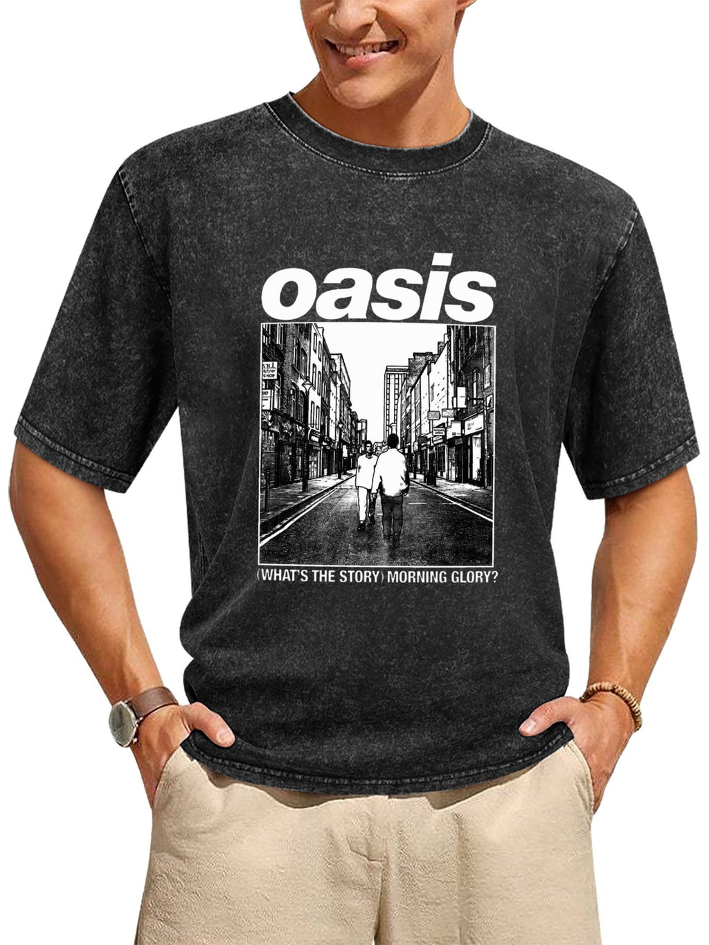 Oasis What’s the Story Morning Glory Street Graphic T-Shirt