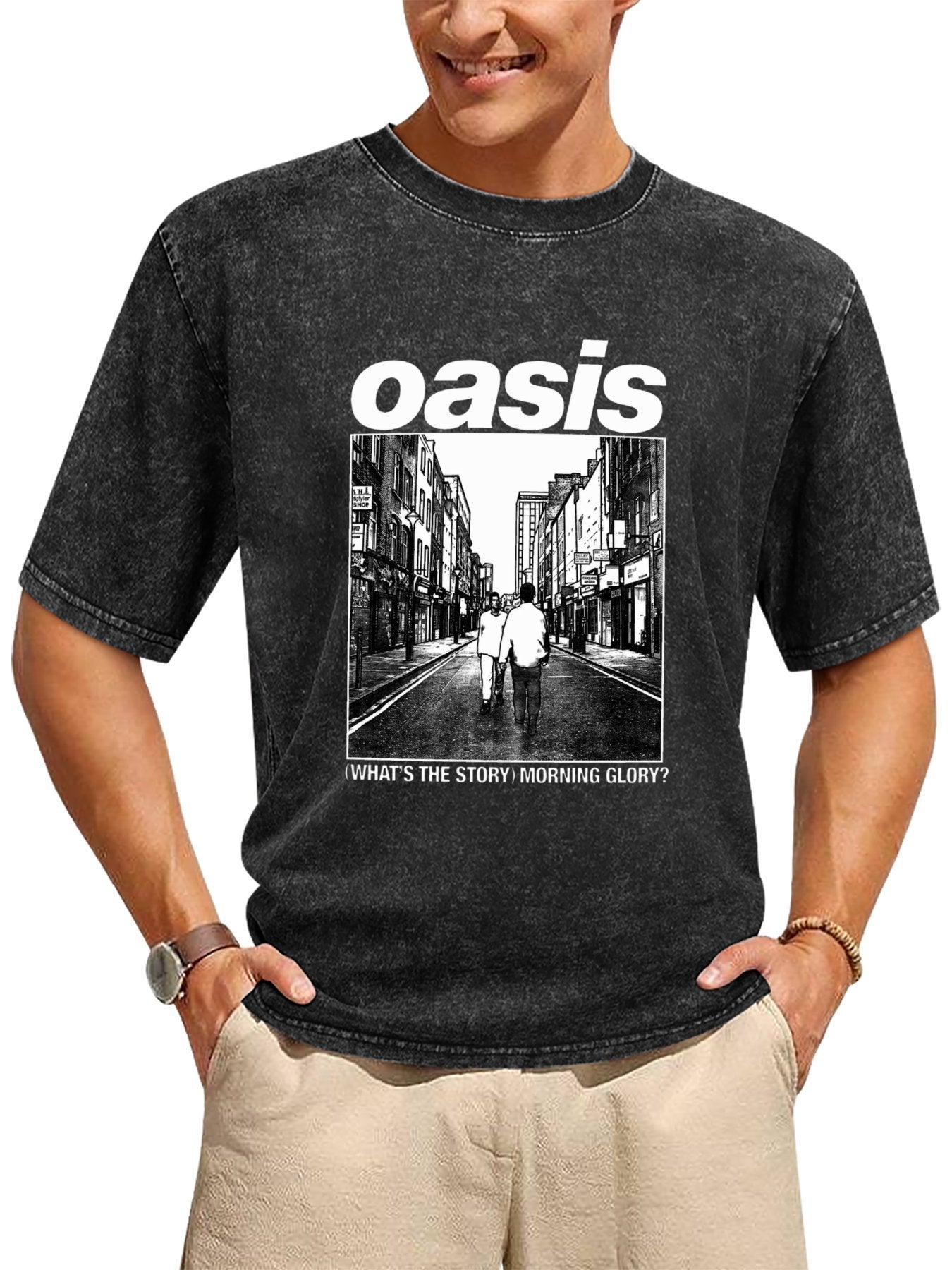 Oasis What’s the Story Morning Glory Street Graphic T-Shirt