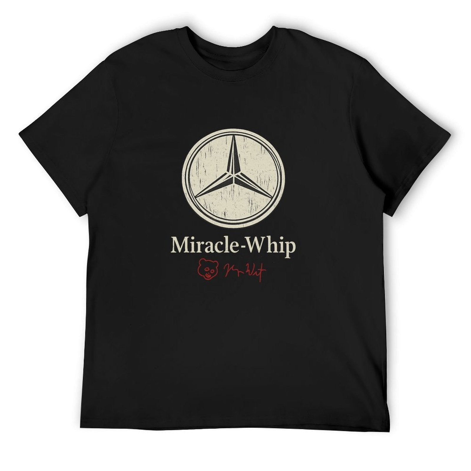 Miracle Whip Star Emblem Graphic Black T-Shirt