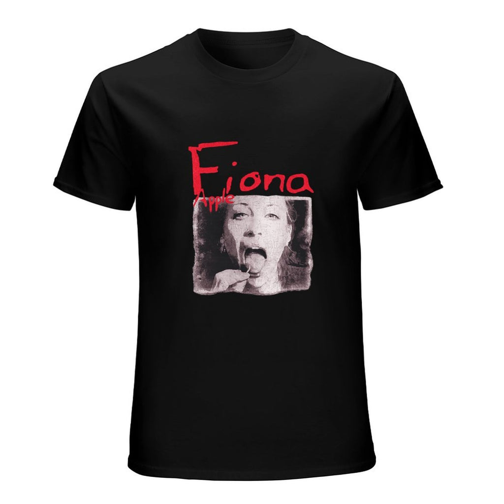 Fiona Apple Portrait Graphic Black T-Shirt