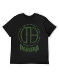 Pantera Green Emblem Logo Graphic T-Shirt
