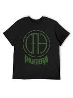 Pantera Green Emblem Logo Graphic T-Shirt