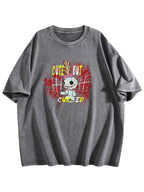 Cute but Cursed Doll Graphic Washed T-Shirt