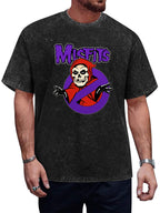 Misfits Grim Reaper Purple Logo Graphic T-Shirt