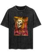 Slipknot Ridgefield 2024 Skull Concert Graphic T-Shirt
