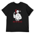 Smoke First Speak Never Skull Graphic T-Shirt