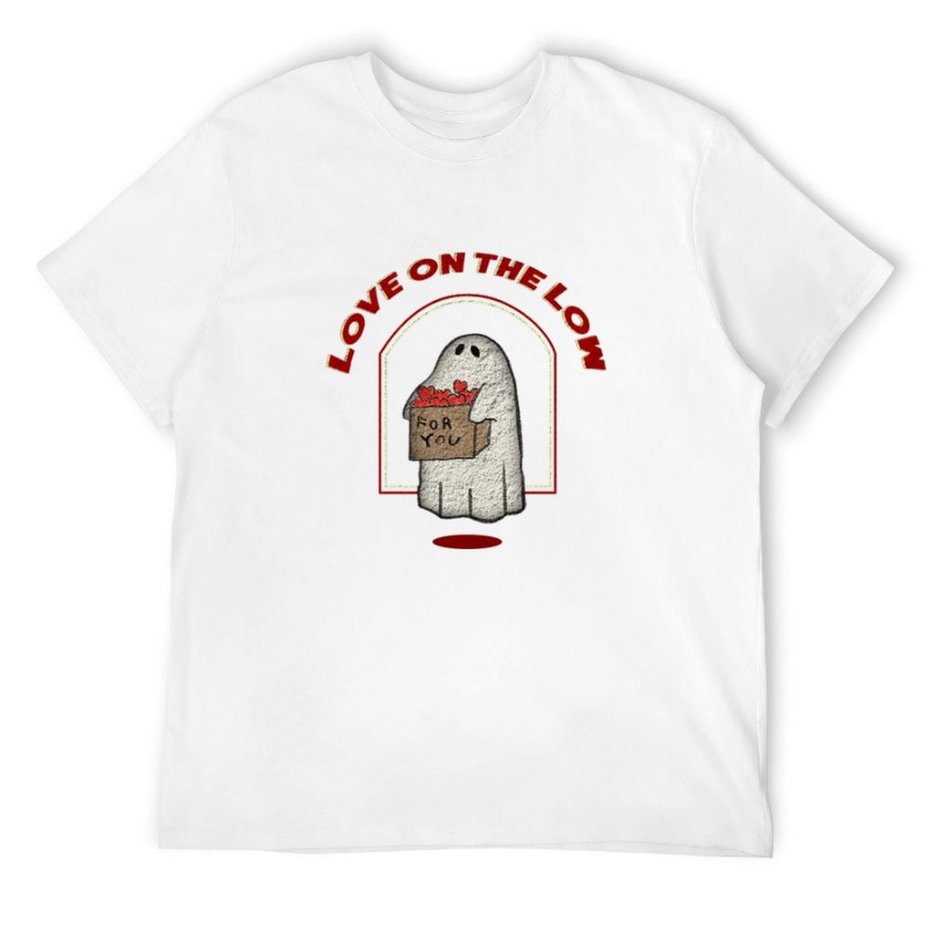 Love on the Low Ghost Graphic Black T-Shirt