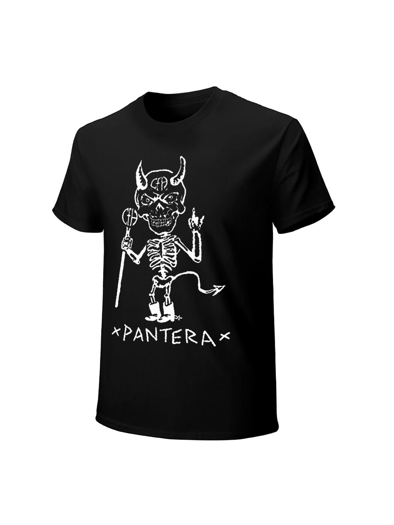 Pantera Devil Skeleton Graphic T-Shirt