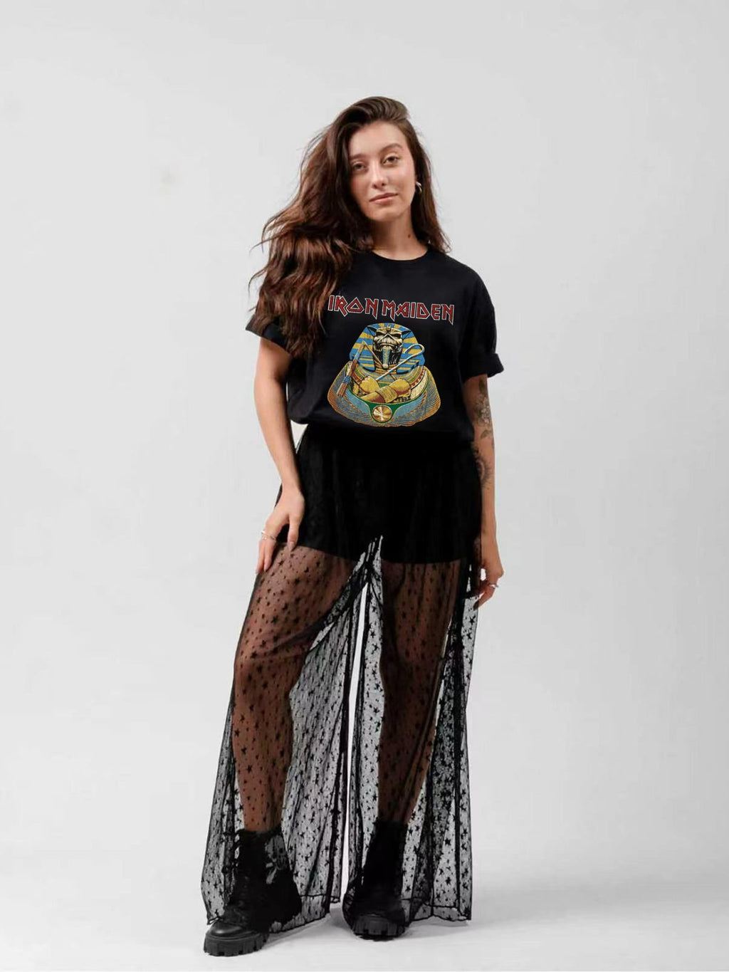 Iron Maiden Pharaoh Eddie Graphic T-Shirt