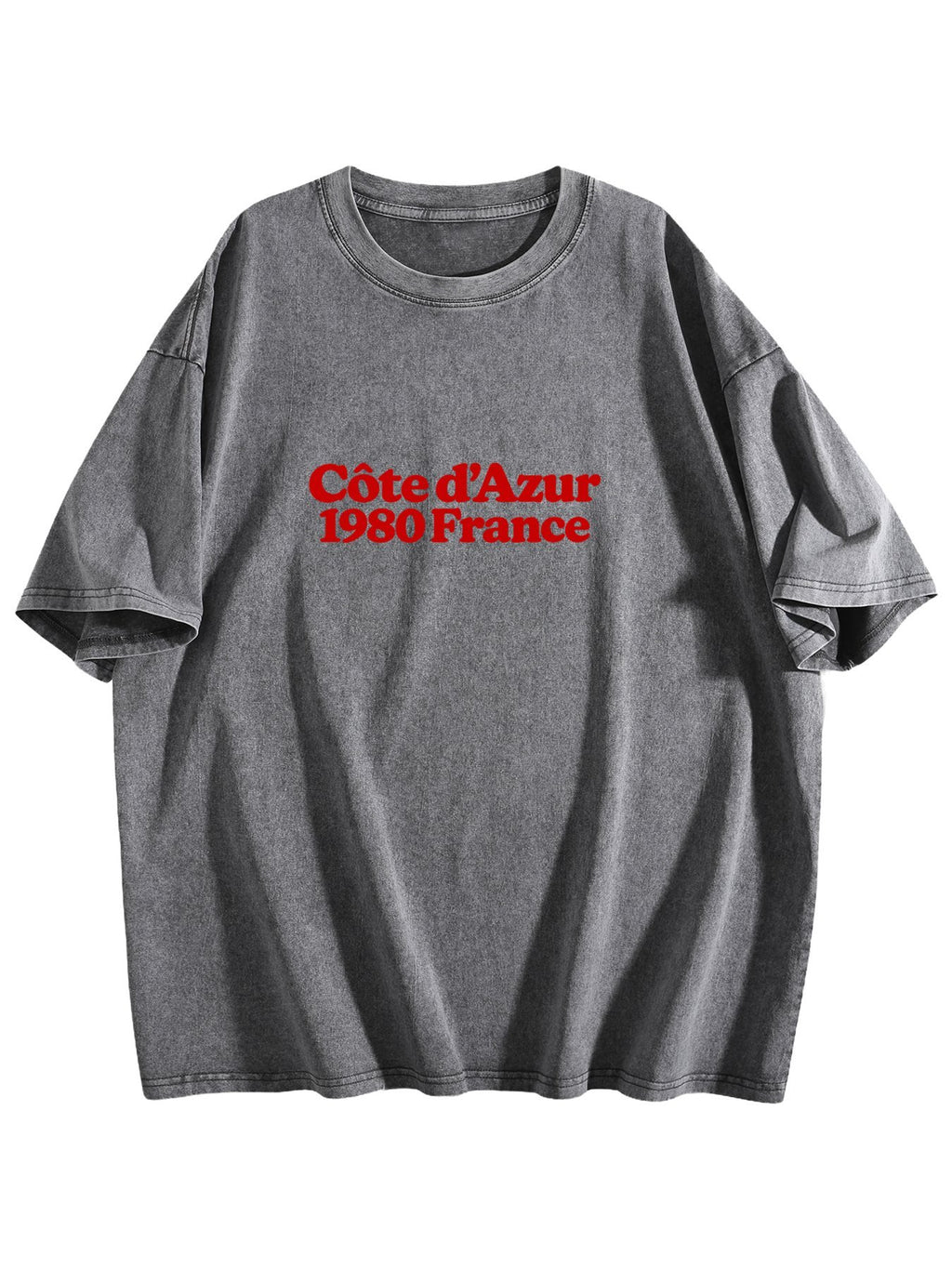 Côte d'Azur 1980 France Graphic Washed T-Shirt
