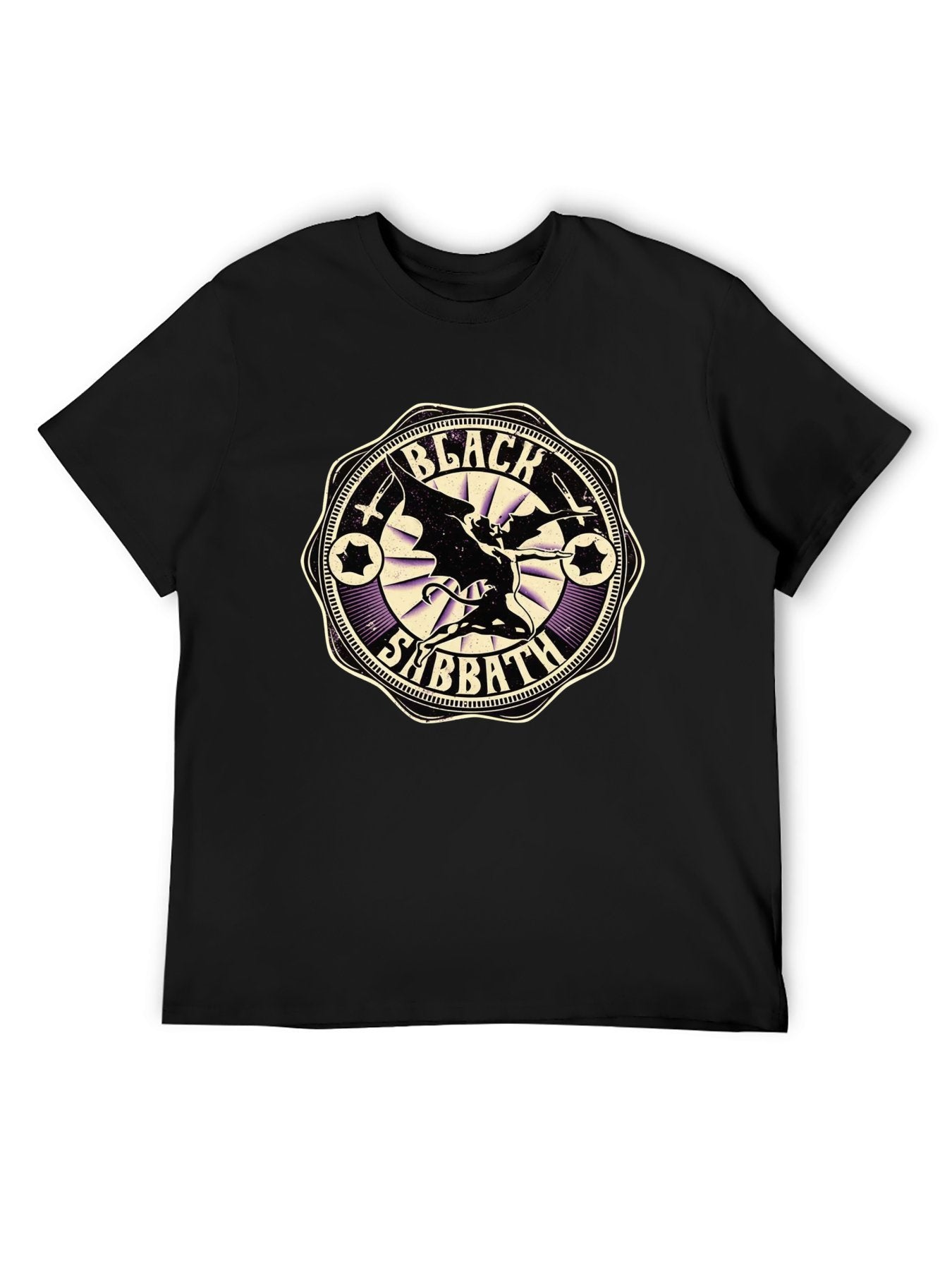 Black Sabbath Dark Angel Retro Rock T-Shirt