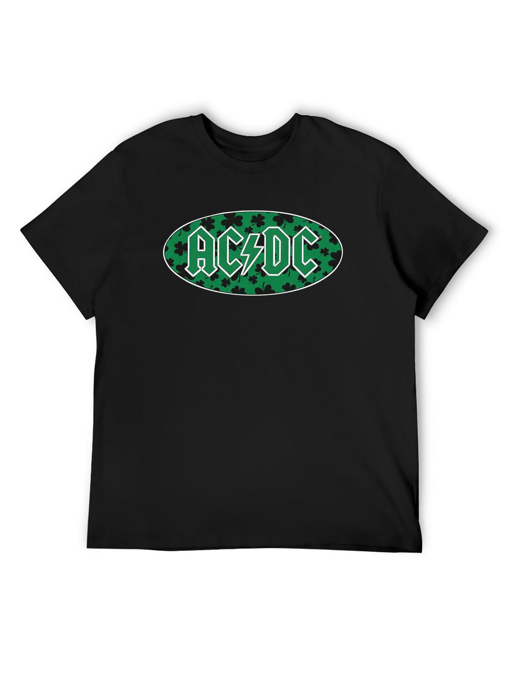AC/DC Shamrock Logo St. Patrick’s Day T-Shirt