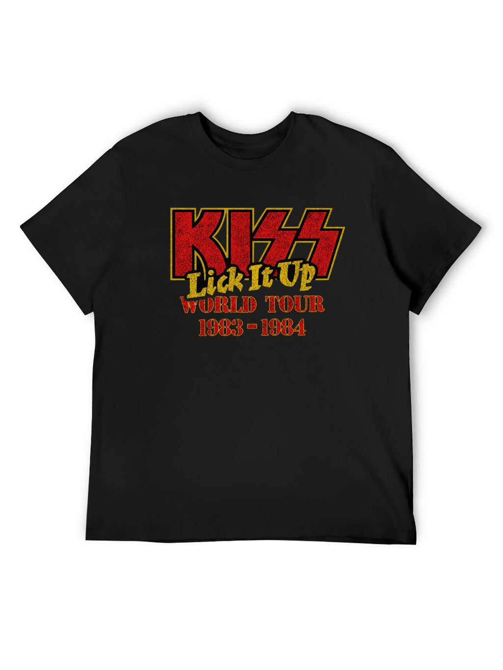 KISS Lick It Up World Tour 1983–1984 Graphic T-Shirt