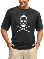 Queen Rock Icon Silhouette Crossed Drumsticks Graphic T-Shirt